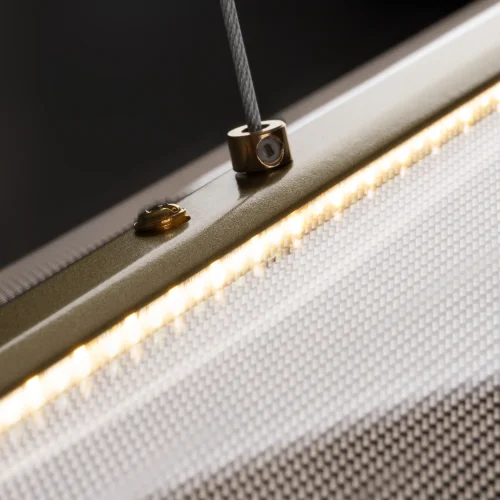 Светильник подвесной LED Cloud FR5441PL-L40G Freya прозрачный на 2 лампы, основание золотое в стиле современный хай-тек фото 8