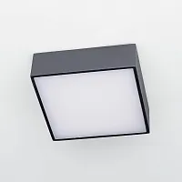 Светильник накладной LED Тао CL712X122N Citilux белый 1 лампа, основание чёрное в стиле современный квадратный