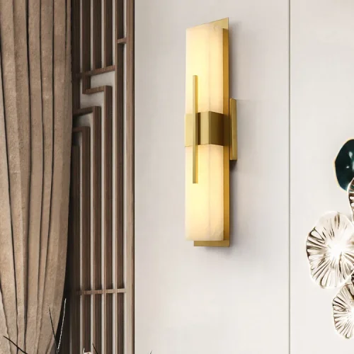 Настенный светильник GLEE A 208972-23 ImperiumLoft белый на 1 лампу, основание латунь в стиле современный фото 20 Настенный светильник GLEE A 208972-23 ImperiumLoft белый на 1 лампу, основание латунь в стиле современный фото 20