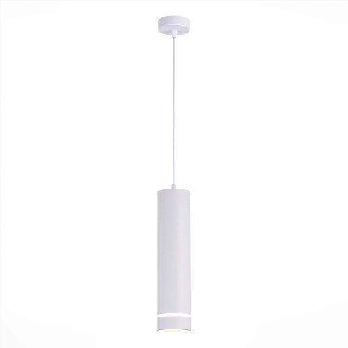 Светильник подвесной LED ST115.533.12 ST-Luce белый 1 лампа, основание белое в стиле хай-тек современный трубочки