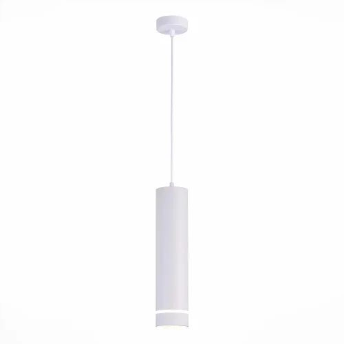 Светильник подвесной LED ST115.533.12 ST-Luce белый 1 лампа, основание белое в стиле современный хай-тек трубочки
