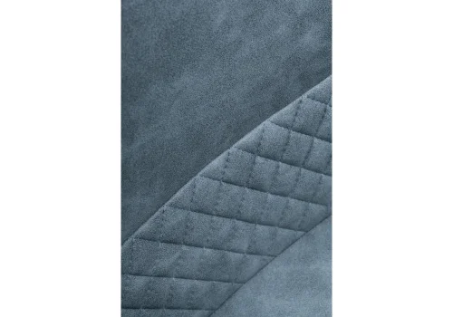 Стул на металлокаркасе Донаель крутящийся ткань kiprus 11/12 / черный глянец 528499 Woodville, синий серый/велюр, ножки/металл/чёрный, размеры - ****590*620 фото 9