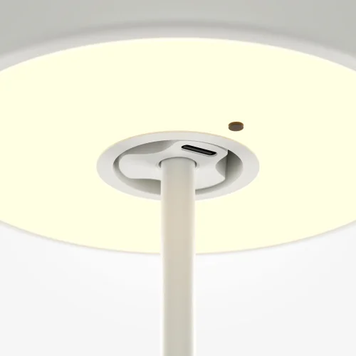 Настольная лампа LED AI Collaboration MOD229TL-L3W3K2 Maytoni белая 1 лампа, основание белое металл в стиле современный хай-тек беспроводная зарядка фото 5