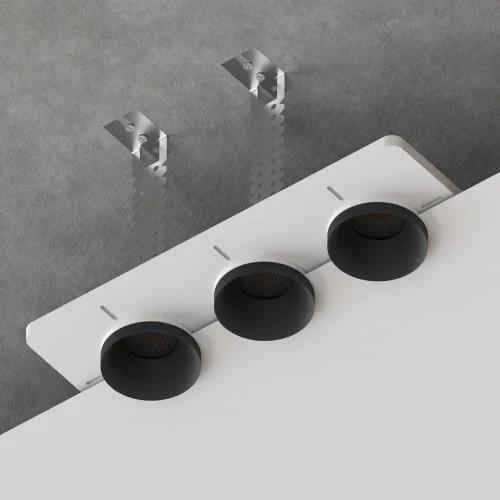 Закладная для монтажа светильников DUCRE в натяжной потолок, 330х130мм Ducre A809003 Arte Lamp белый на 1 , основание белое в стиле современный прямоугольный для пвх потолка фото 3