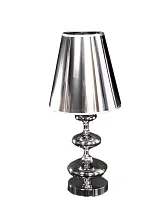 Настольная лампа Veneziana LDT 1113-1 SL Lumina Deco хром 1 лампа, основание хром металл в стиле современный 