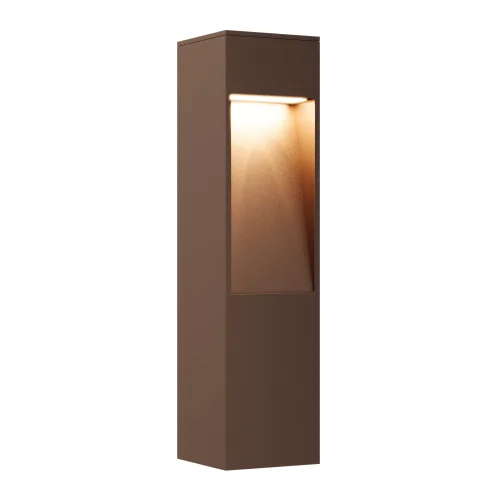 Парковый светильник LED Cosmo SL9522.605.02 ST-Luce уличный IP коричневый на 1 лампу, плафон коричневый в стиле современный LED