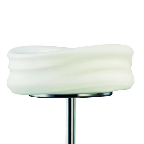 Настольная лампа MEDITERRANEO 3627 Mantra белая 1 лампа, основание хром металл в стиле современный минимализм  фото 2