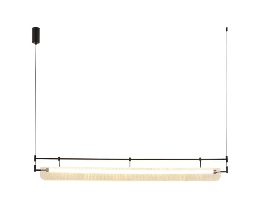 Светильник подвесной LED Аника 08021-150P,19 Kink Light прозрачный на 1 лампу, основание чёрное в стиле хай-тек современный линейный фото 2 Светильник подвесной LED Аника 08021-150P,19 Kink Light прозрачный на 1 лампу, основание чёрное в стиле хай-тек современный линейный фото 2
