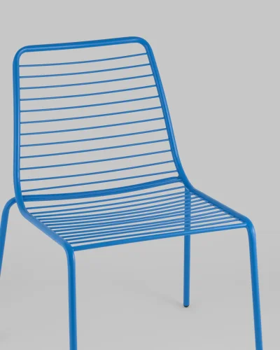 Стул Дели металл голубой УТ000039263 Stool Group, /, ножки//, размеры - *805***605*640 фото 3