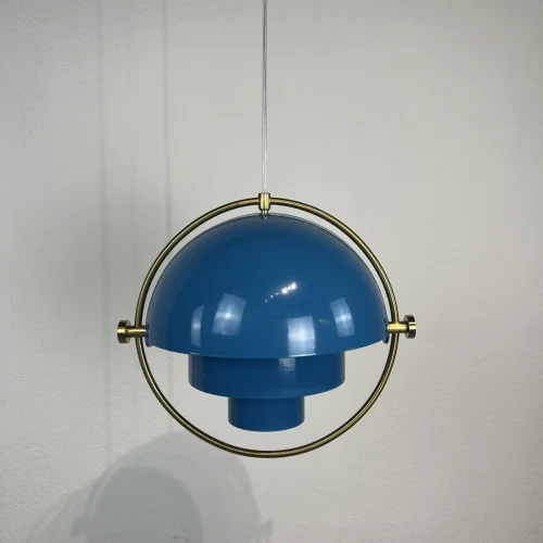 Светильник подвесной Weisdorff 123427-22 ImperiumLoft синий 1 лампа, основание латунь в стиле современный лофт арт-деко  фото 17