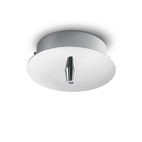 Потолочная чаша крепления ROSONE STANDARD 1 LUCE CROMO Ideal Lux на 1 , основание хром в стиле 