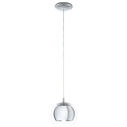 Светильник подвесной ROCAMAR 94592 Eglo прозрачный 1 лампа, основание хром серое в стиле современный 