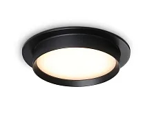 Светильник точечный TN5227 Ambrella light чёрный 1 лампа, основание чёрное в стиле хай-тек модерн круглый