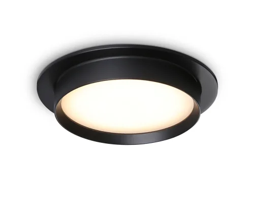 Светильник точечный TN5227 Ambrella light чёрный 1 лампа, основание чёрное в стиле хай-тек современный круглый