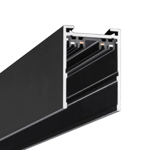 Шинопровод накладной/подвесной 3м Vector 135301 Novotech чёрный в стиле хай-тек современный для светильников серии Vector шинопровод накладной vector 220в фото 8 Шинопровод накладной/подвесной 3м Vector 135301 Novotech чёрный в стиле хай-тек современный для светильников серии Vector шинопровод накладной vector 220в фото 8