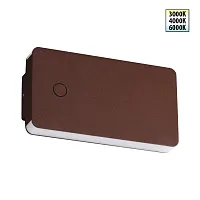 Настенный светильник LED уличный Strait 359591 Novotech уличный IP54 коричневый на 2 лампы, плафон коричневый в стиле минимализм хай-тек современный LED Настенный светильник LED уличный Strait 359591 Novotech уличный IP54 коричневый на 2 лампы, плафон коричневый в стиле минимализм хай-тек современный LED