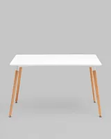 Стол обеденный OSLO NEW 120*80, белый УТ000038925 Stool Group столешница белая из мдф