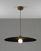 Светильник подвесной LED Niko V11093-PL Moderli зелёный на 1 лампу, основание зелёное в стиле лофт современный 