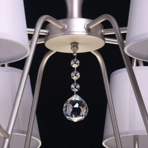 Люстра подвесная Вега 329012508 MW-Light серая на 8 ламп, основание никель в стиле классический современный  фото 11