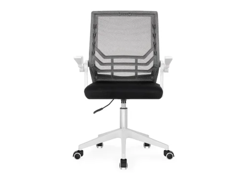 Компьютерное кресло Arrow black / white 15625 Woodville, чёрный/ткань сетка, ножки/пластик/белый, размеры - *1060***620*620 фото 2