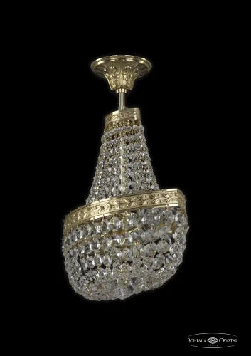 Светильник потолочный 19283/H1/35IV G Bohemia Ivele Crystal прозрачный 2 лампы, основание золотое в стиле классика sp фото 2