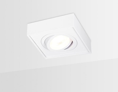 Светильник точечный TN154 Ambrella light белый 1 лампа, основание белое в стиле современный  фото 4