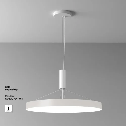 Светильник потолочный LED Zon C032CL-90W4K-RD-W Maytoni белый 1 лампа, основание белое в стиле современный  фото 3