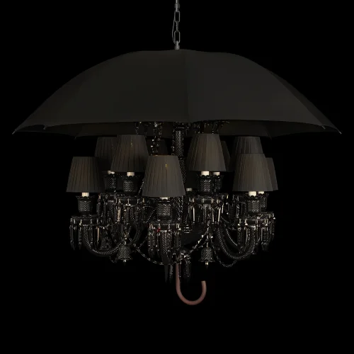 Люстра подвесная Мари / Marie 10556/12 Black LOFT IT чёрная на 12 ламп, основание чёрное в стиле арт-деко зонт фото 4 Люстра подвесная Мари / Marie 10556/12 Black LOFT IT чёрная на 12 ламп, основание чёрное в стиле арт-деко зонт фото 4