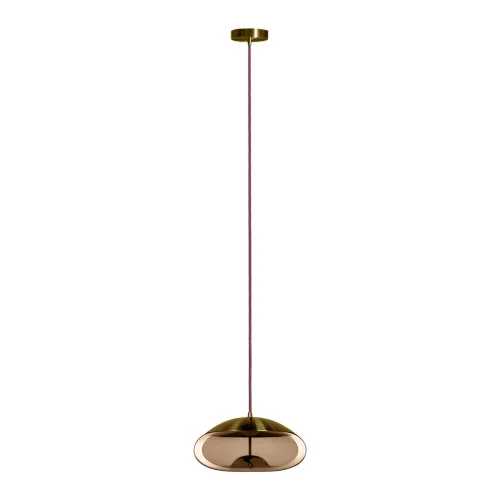 Светильник подвесной LED Knot 8135-D mini LOFT IT коричневый янтарный 1 лампа, основание латунь в стиле современный  фото 3