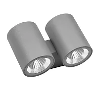 Настенный светильник LED Paro 352694 Lightstar уличный IP65 серый 4 лампы, плафон серый в стиле хай-тек LED