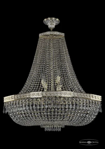 Люстра потолочная хрустальная 19273/H2/80IV GW Bohemia Ivele Crystal прозрачная на 12 ламп, основание золотое в стиле классический sp