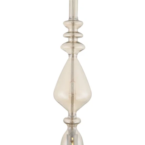 Светильник подвесной Brichere SL373.303.01 ST-Luce прозрачный янтарный 1 лампа, основание хром в стиле современный  фото 2