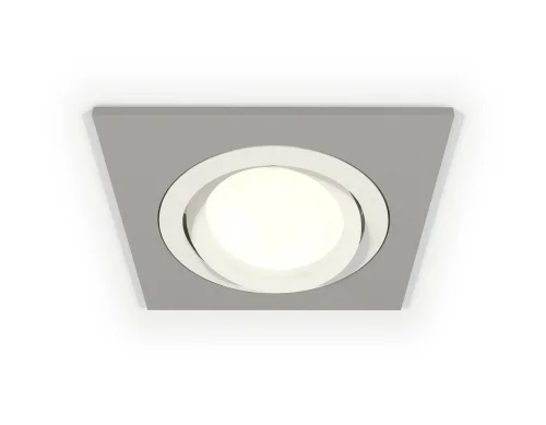 Светильник точечный Techno Spot XC XC7633080 Ambrella light серый 1 лампа, основание серое в стиле современный хай-тек квадратный