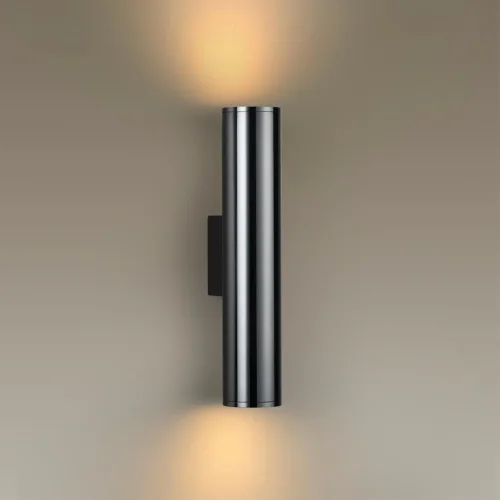 Бра LED Dario 4245/2WA Odeon Light чёрный на 1 лампу, основание чёрное в стиле хай-тек фото 4