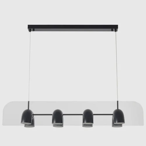 Светильник подвесной ЛЕД ELEMENT SP48W LED BLACK Crystal Lux белый на 1 лампу, основание чёрное в стиле лофт линейный фото 4