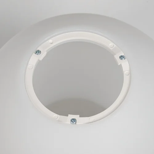 Светильник потолочный Ron CL941D20B1 Citilux белый на 1 лампу, основание хром в стиле современный шар фото 3 Светильник потолочный Ron CL941D20B1 Citilux белый на 1 лампу, основание хром в стиле современный шар фото 3