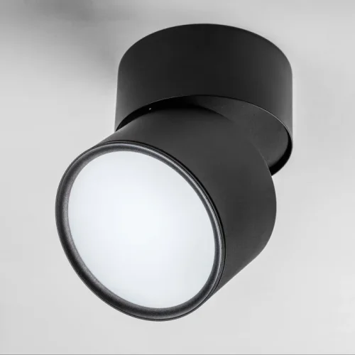 Светильник накладной LED Acuto 215887 Lightstar чёрный на 1 лампу, основание чёрное в стиле современный круглый фото 3