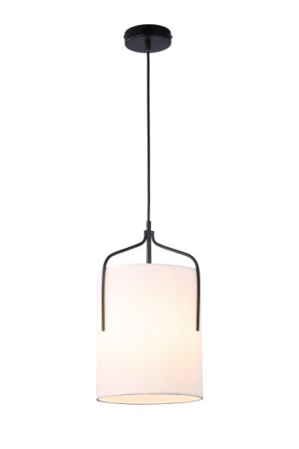 Светильник подвесной Inari V11849-1P Moderli белый на 1 лампу, основание чёрное в стиле арт-деко современный фото 2 Светильник подвесной Inari V11849-1P Moderli белый на 1 лампу, основание чёрное в стиле арт-деко современный фото 2