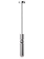 Светильник подвесной Lee 1511-CH LOFT IT хром 1 лампа, основание хром в стиле современный трубочки