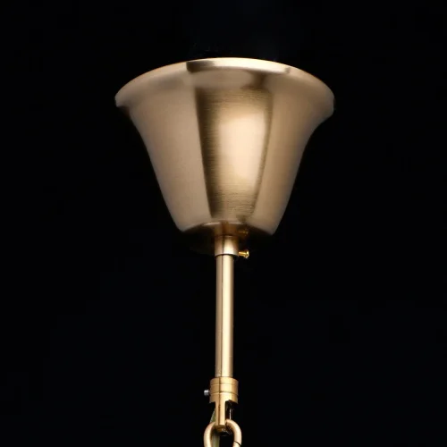 Люстра подвесная Бриз 111012406 MW-Light прозрачная на 6 ламп, основание латунь в стиле классический фото 11