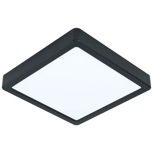 Светильник накладной LED Fueva 5 99256 Eglo белый 1 лампа, основание чёрное в стиле современный квадратный