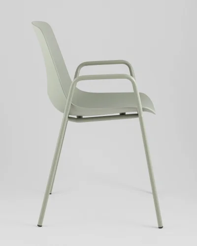 Стул Kaira, пластик серо-зеленый УТ000039944 Stool Group, зелёный/пластик, ножки/пластик/зелёный, размеры - *815**** фото 4