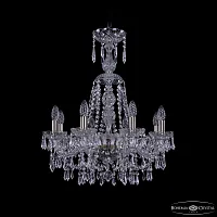 Люстра подвесная 1403/8/195/XL-65 Pa Bohemia Ivele Crystal без плафона на 8 ламп, основание бронзовое в стиле классический sp