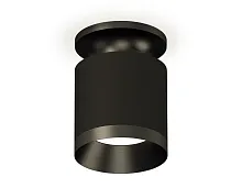 Светильник накладной XS7402062 Ambrella light чёрный 1 лампа, основание чёрное в стиле хай-тек современный круглый