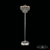 Торшер 19101T4/35IV-138 G Bohemia Ivele Crystal sp прозрачный 4 лампы, основание золотое в стиле классический
