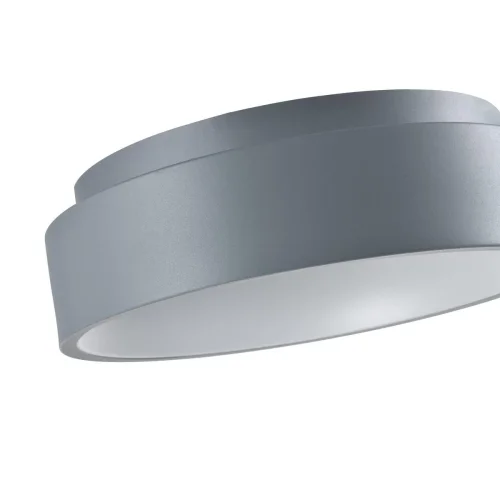 Светильник потолочный LED Piero V2284-CL Moderli серый на 1 лампу, основание серое в стиле хай-тек фото 2