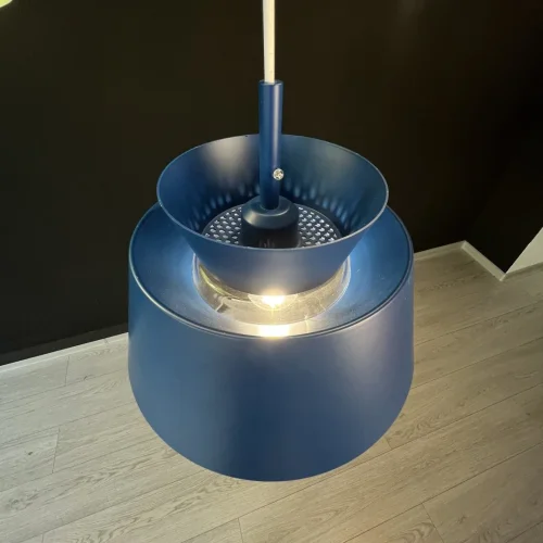Светильник подвесной SOTA Синий космос 178038-26 ImperiumLoft синий 1 лампа, основание чёрное в стиле современный  фото 36
