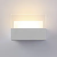 Бра LED STALLITE 3541/6LW Odeon Light белый на 1 лампу, основание белое в стиле хай-тек 
