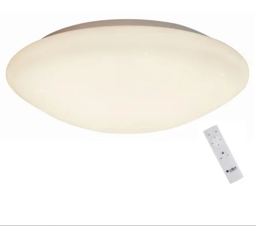 Светильник потолочный LED с пультом Berkeley OML-43017-100 Omnilux белый на 1 лампу, основание белое в стиле хай-тек современный тарелка с пультом