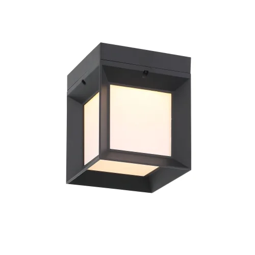 Настенный светильник LED Cubista SL077.401.01 ST-Luce уличный IP20 чёрный 1 лампа, плафон белый в стиле современный LED